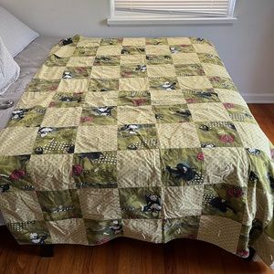 Handmade Quilt/Coverlet G I Joe Fabric Rise of the Cobra.